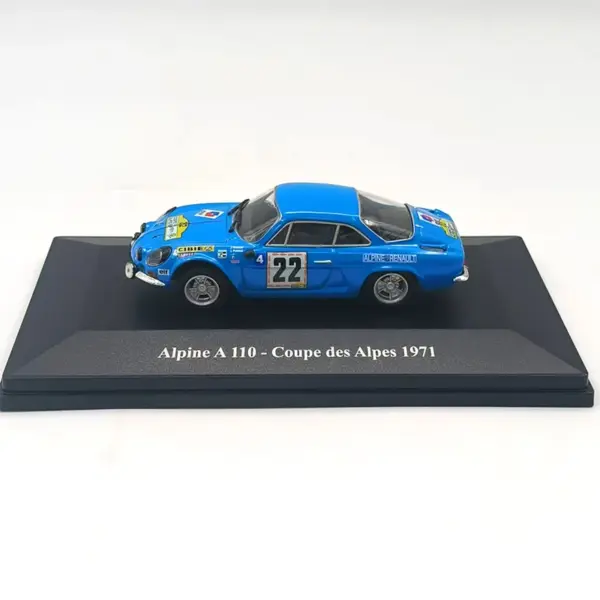 1:43 Scale Alpine A110 Coupe Model Car - Image 6