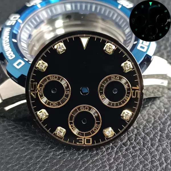 VK63 Luminous Watch Dial for 39.3mm Case - Image 9