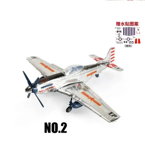 1/64 WWII Fighter Model DIY Plastic Kit - Image 29