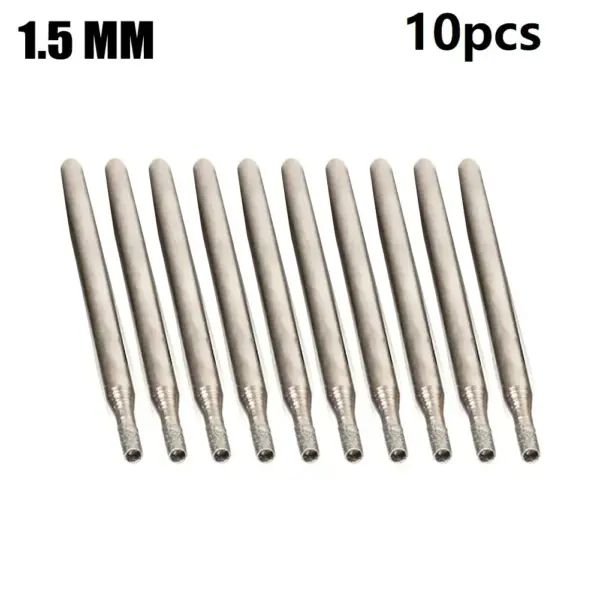 10 PCS Diamond Burr Drill Bits 0.8-4mm Set - Image 12