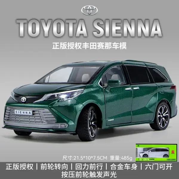 1:24 Diecast Toyota Sienna Alloy Car Model - Image 8