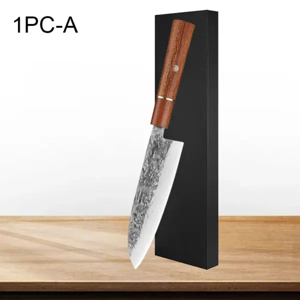 Professional Chef Knife Set with Wooden Handle - Image 7