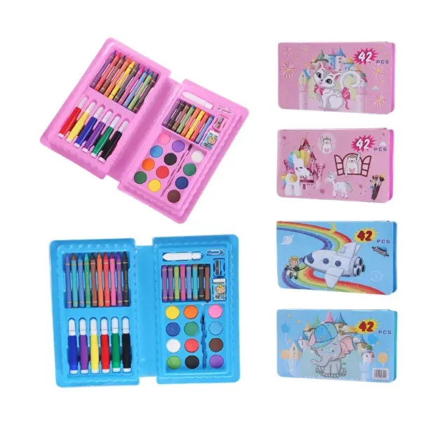 Kids 168/208 PCS Art Coloring Set - Image 10