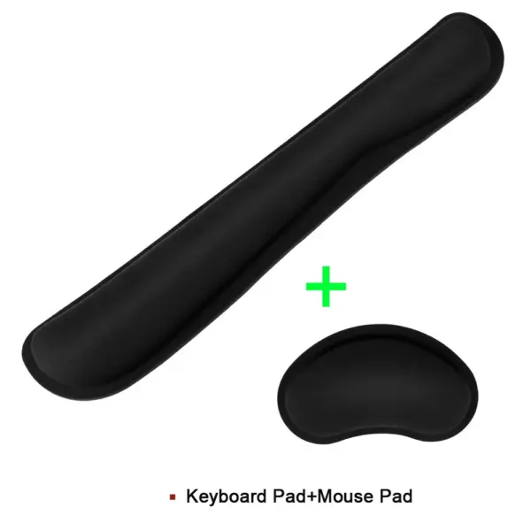 Ergonomic Memory Foam Keyboard Wrist Rest Set - Image 7