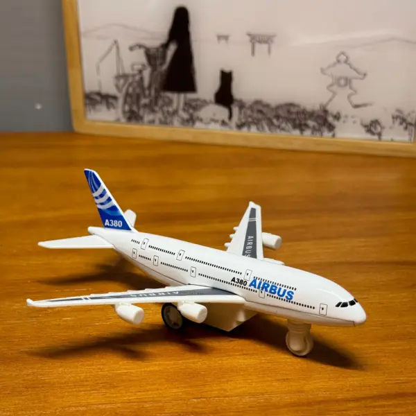 Dual Pack Alloy Airplane Models A380 & 787