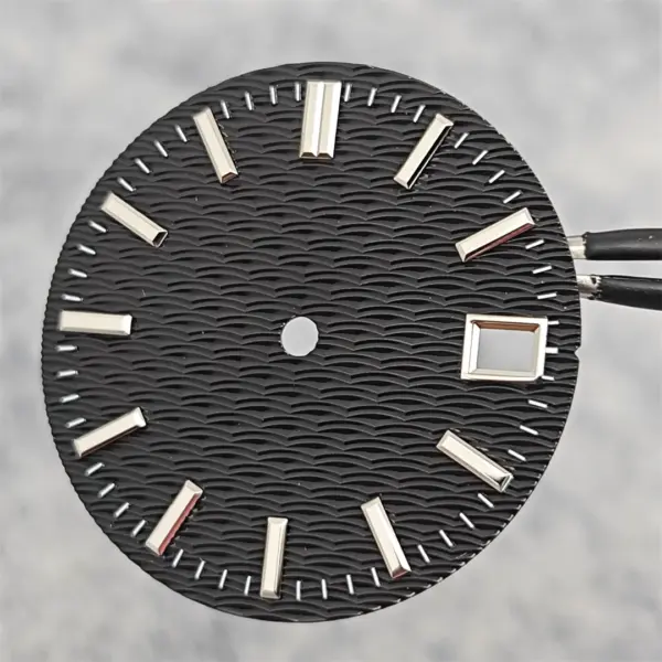 28.5mm Stainless Steel Watch Dial for NH35 - Image 3