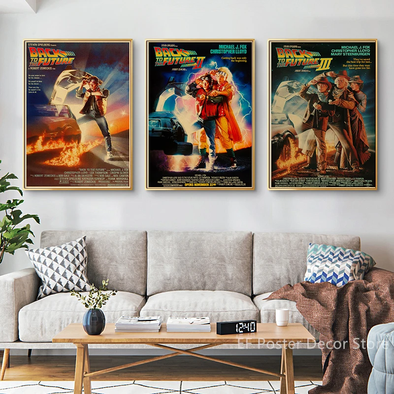 Vintage Back To The Future Movie Poster Print 4 Vintage Back To The Future Movie Poster Print - Image 4