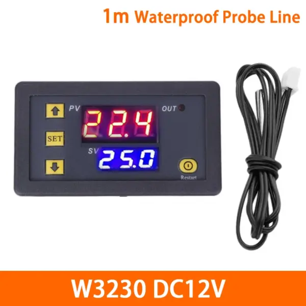 W3230 Digital Thermostat for 12V-220V Controls - Image 7