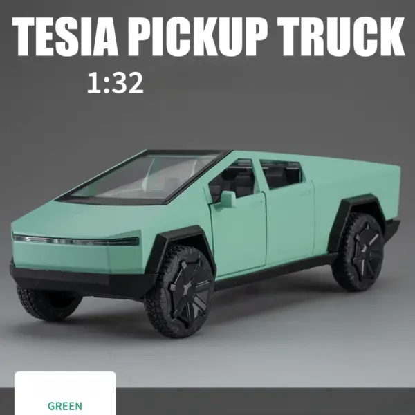 1:32 Tesla Pickup Truck Diecast Model Car - Image 12