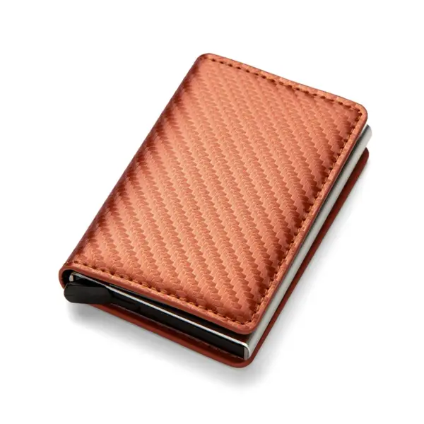 Men's Black RFID Wallet Card Holder - Image 7