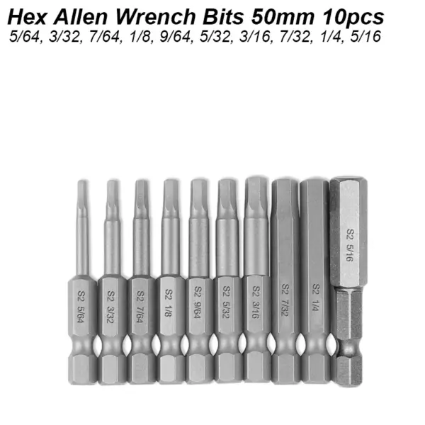Hex Allen Wrench Bit Set 10-19 Pcs Magnetic - Image 10
