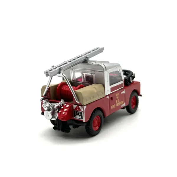 1:76 Scale Diecast Alloy Land Rover Fire Truck - Image 3