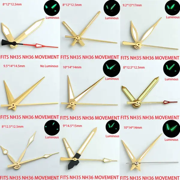 NH35 NH36 Luminous Watch Hands Set - Image 3