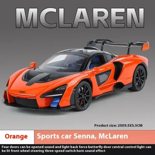 1:24 McLaren Senna Diecast Model Car - Image 12