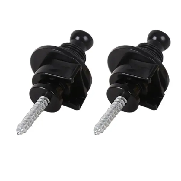 2Pcs Guitar Bass Strap Lock Metal Pins - Image 9