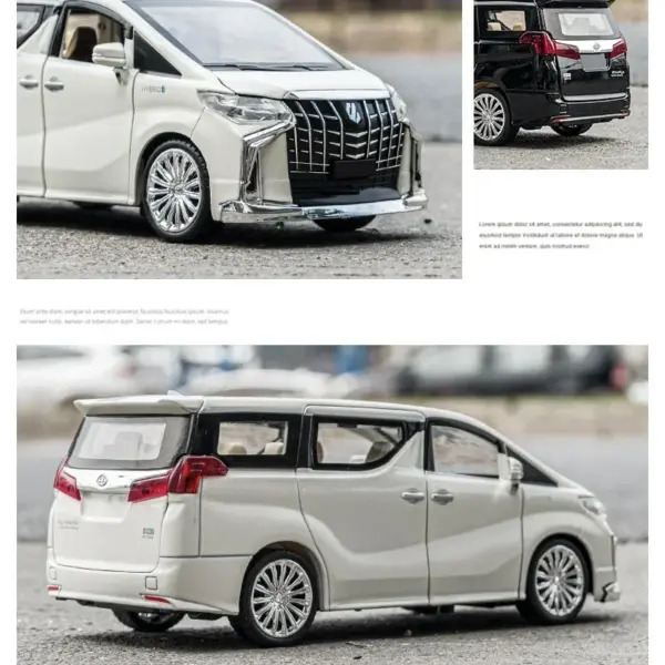 1:24 Toyota Alphard Diecast Alloy Model Car - Image 2