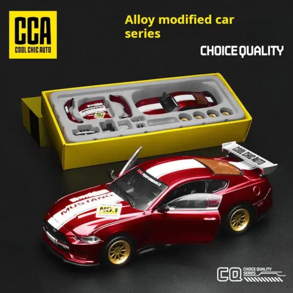 1:43 Scale Ford Mustang GT Die-Cast Model Car - Image 2