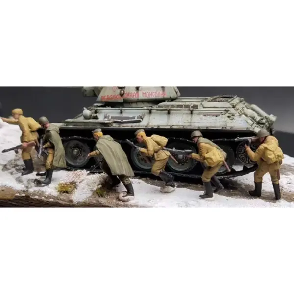 1/72 Scale Soviet Infantry Soldier Figures Set - Image 4