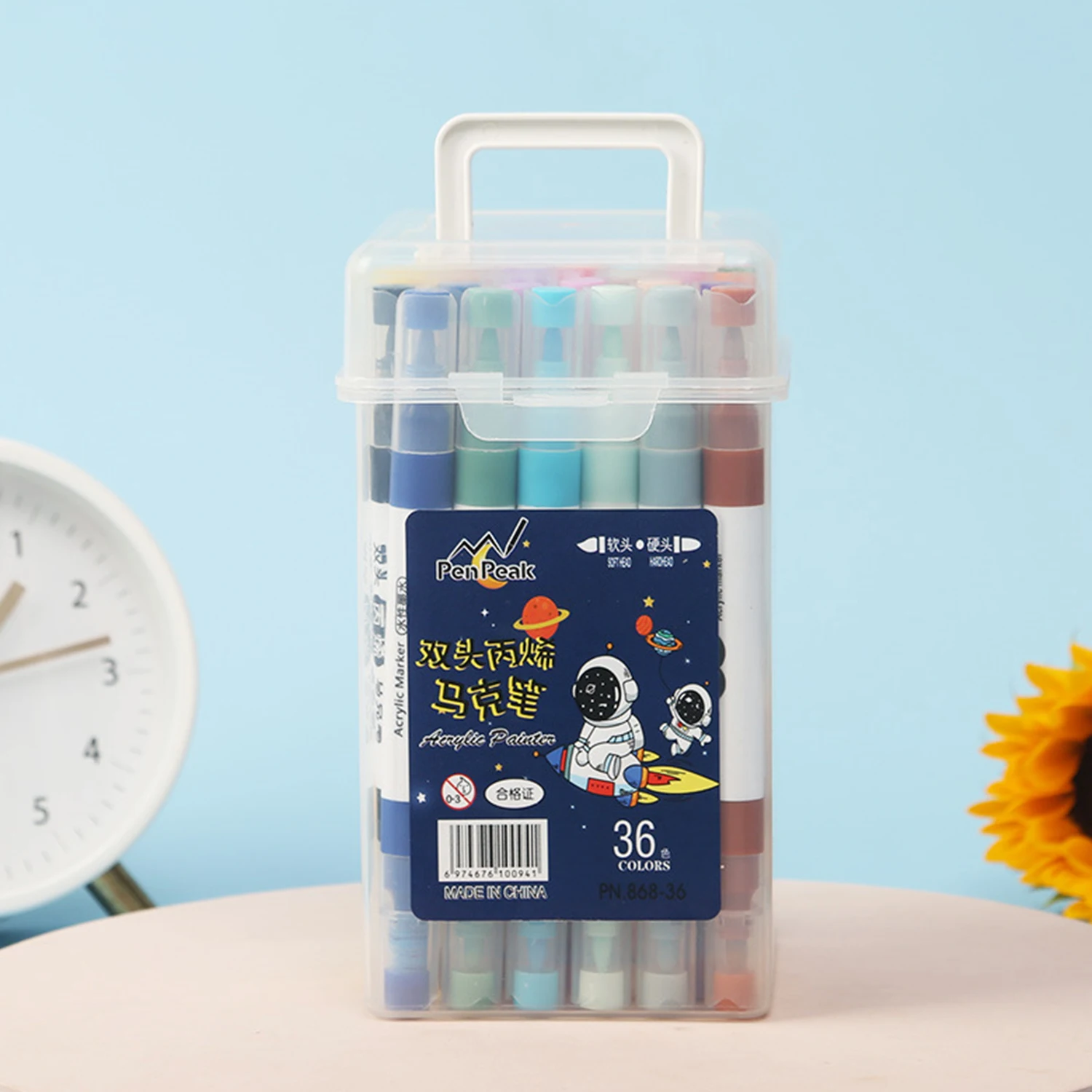 60 Color Dual Tip Acrylic Paint Markers 7 60 Color Dual Tip Acrylic Paint Markers - Image 7