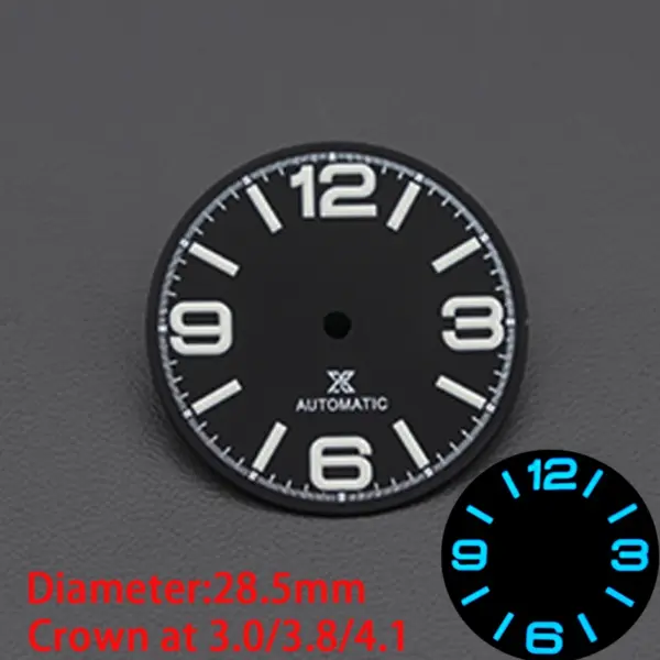 28.5mm Luminous Watch Dial for NH35 NH36 - Image 8