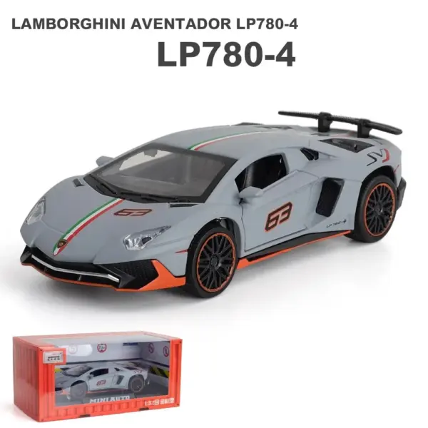 1:32 Lamborghini Aventador Diecast Model Car - Image 13