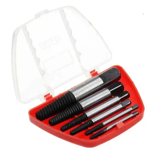 6Pcs Screw Extractor Set for Damaged Bolts