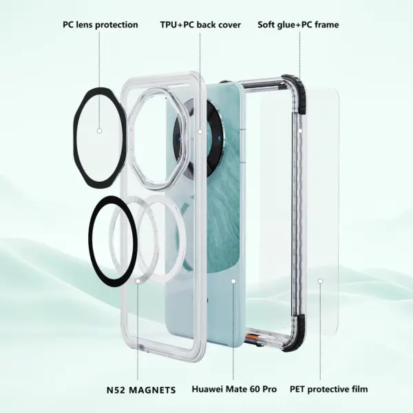 Waterproof Case for Huawei Mate 60 Pro - Image 4