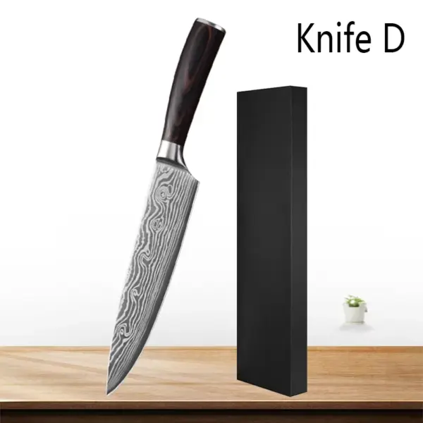 Professional Stainless Steel Chef Knife Set - Image 15