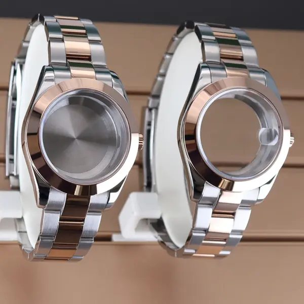 Rose Gold & Silver Watch Cases for NH Movements - Image 2