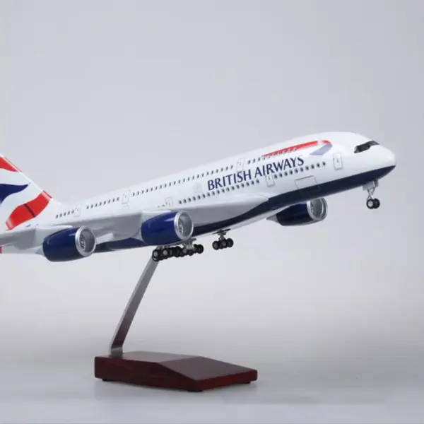 1:160 Scale Airbus A380 British Airline Model - Image 2