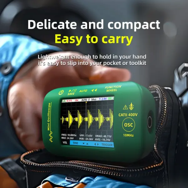 OT2 Mini Digital Oscilloscope Multimeter 10MHz - Image 4