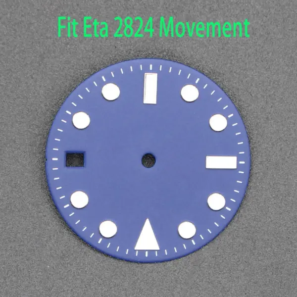 28.5mm C3 Luminous Dial for NH35 Eta 2824 - Image 10