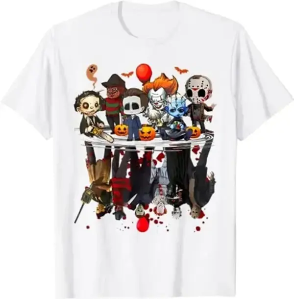 Horror Movie Character T-Shirt for Women - Image 2