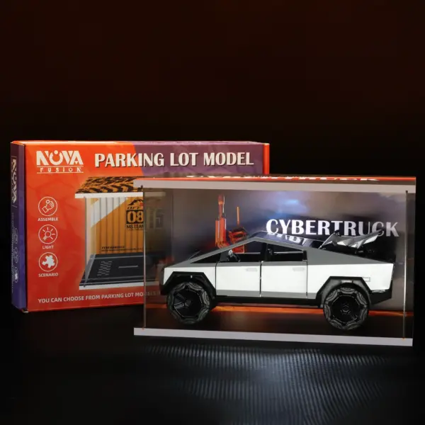 1:24 Scale Cybertruck Diecast Model Set - Image 2