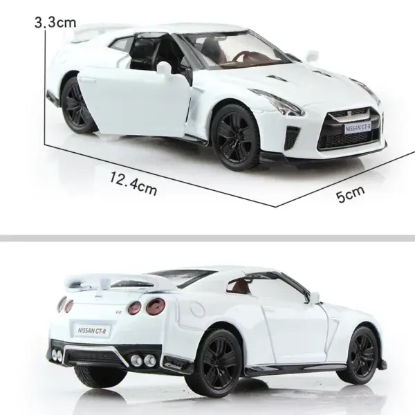 1:36 Scale Nissan GTR Diecast Car Model - Image 10