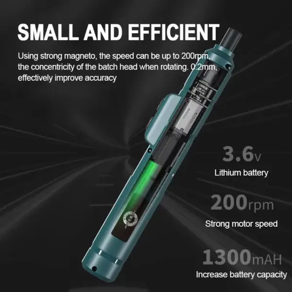 Mini Wireless Electric Screwdriver 3.6V Set - Image 3