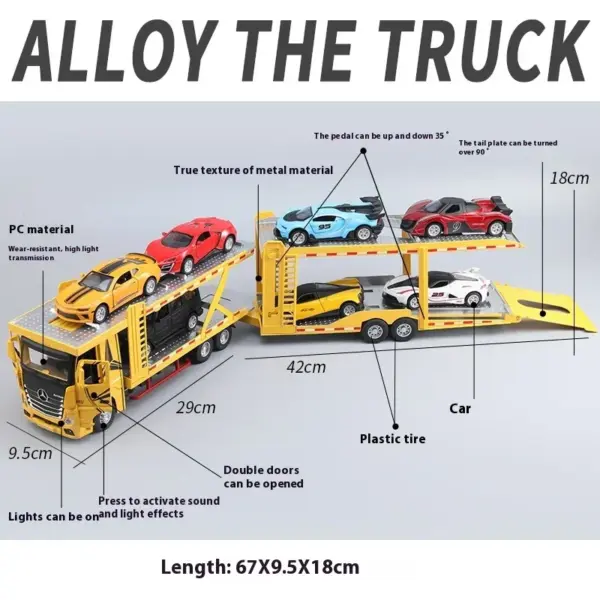 1:24 Mercedes Benz Diecast Double Decker Model - Image 3