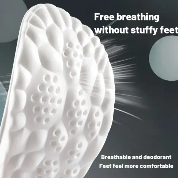 Breathable Shock-Absorbing Sports Insoles Pair - Image 3