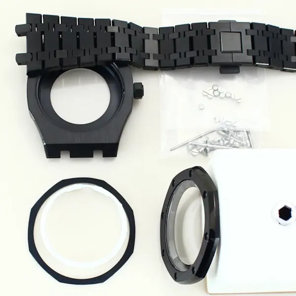 41mm Black Watch Case for Seiko Movement - Image 6