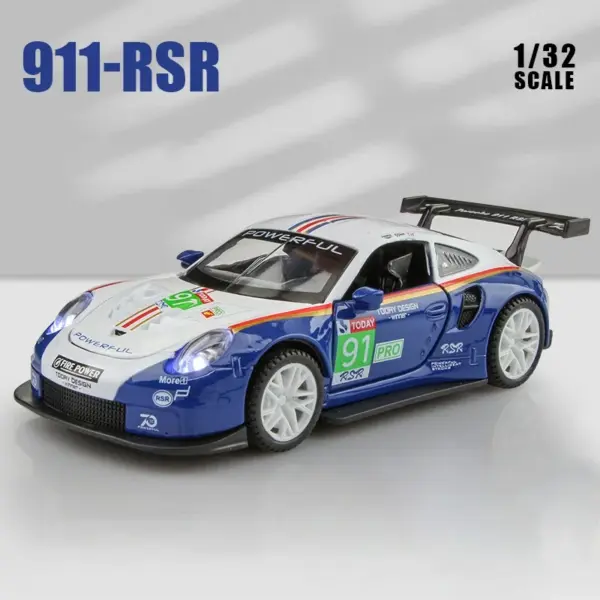 1:32 Porsche 911 GT3 RSR Diecast Model Car - Image 6
