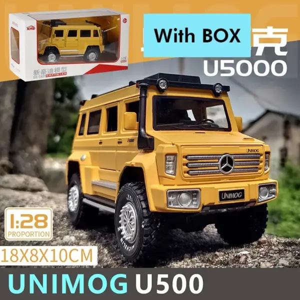 1:28 UNIMOG U500 Diecast Alloy Truck Model - Image 11