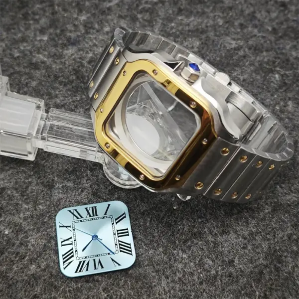 38mm Stainless Steel Watch Case for NH35 4R36 - Image 15