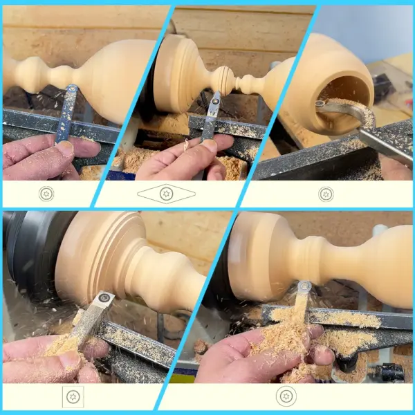 TASP 6 in 1 Woodturning Tool Set - Image 6