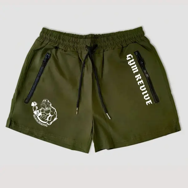 Men's Quick Dry Printed Running Shorts - Image 8