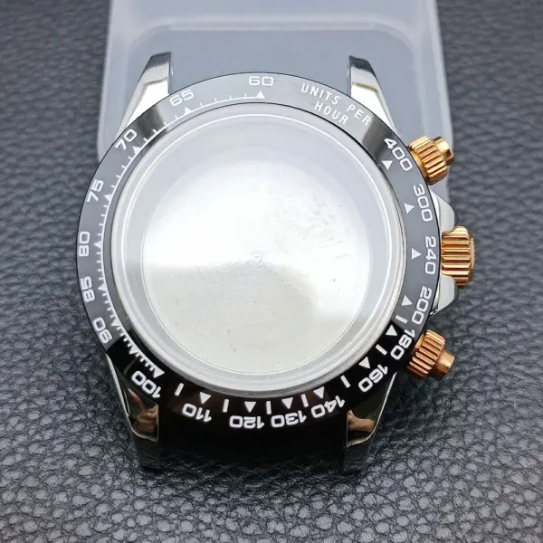 39.3mm Stainless Steel Watch Case for VK63 - Image 44