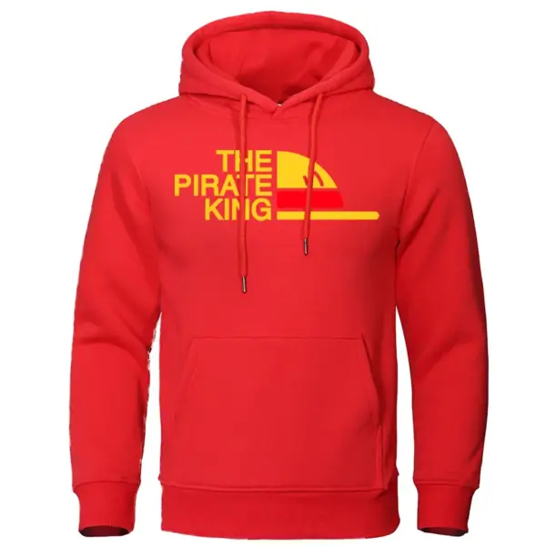 Pirate King Print Hoodie for Men - Image 2