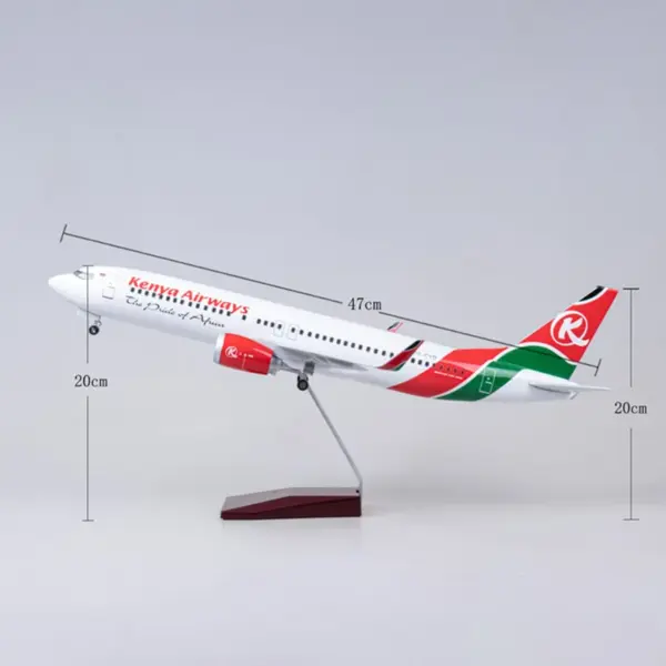 1/85 Scale B737 MAX Kenya Airways Model Plane - Image 5