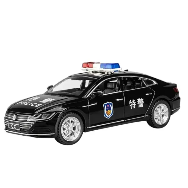 1:32 Volkswagen CC Police Diecast Model Car - Image 6