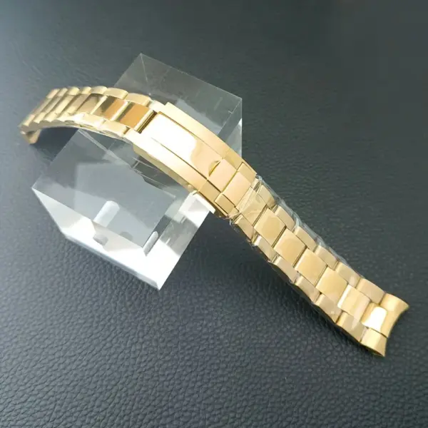 20mm Solid Stainless Steel Watch Band for Men - Image 3