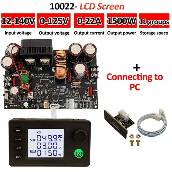 125V 22A 1500W Adjustable DC Buck Converter - Image 8